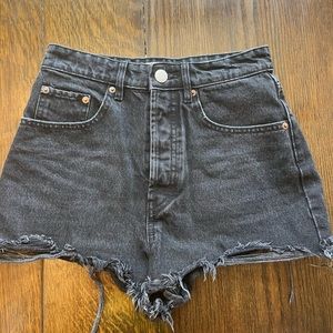 Denim zara shorts